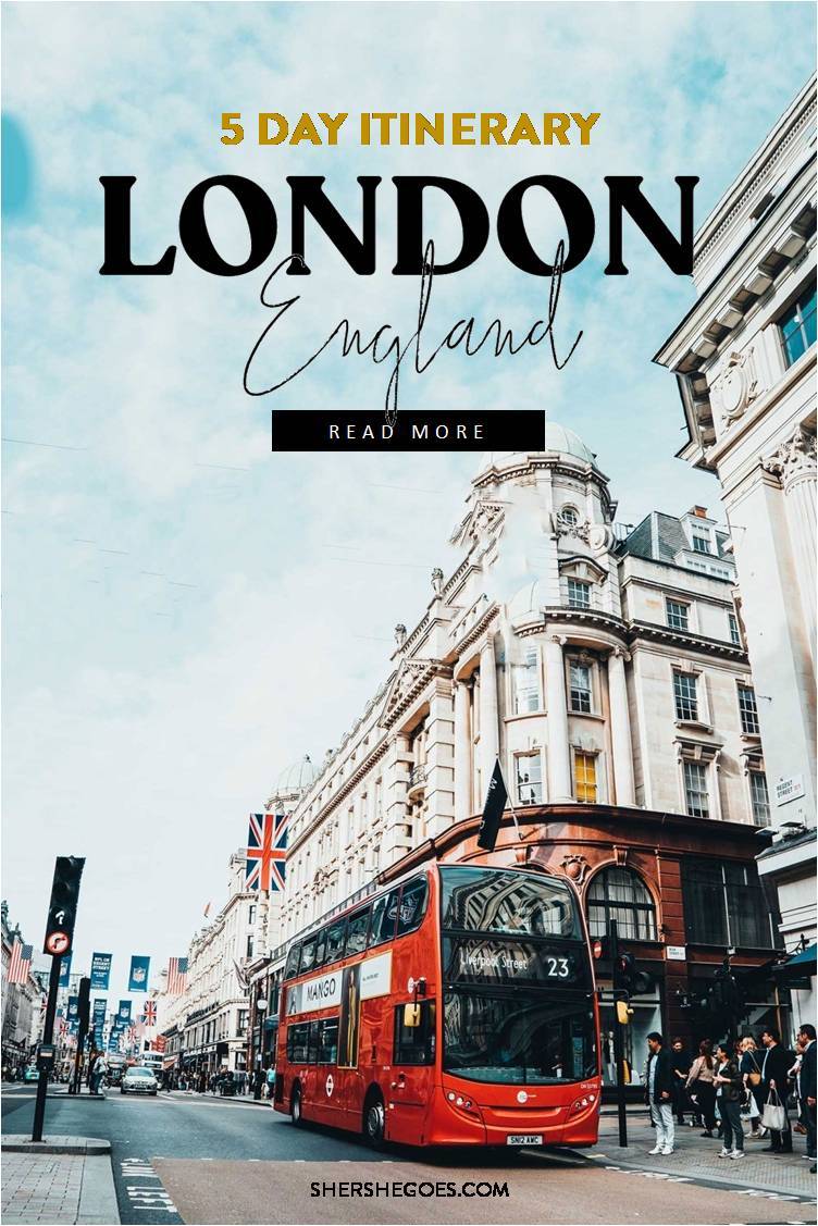 5 day London itinerary