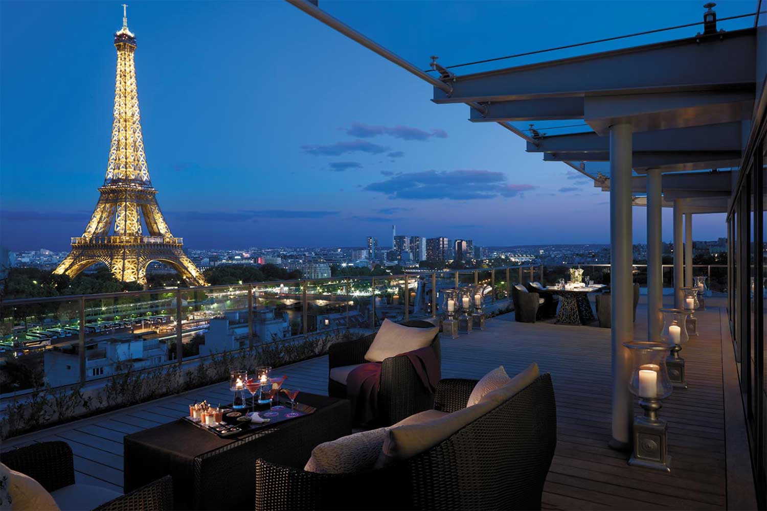 Eiffel tower view from our hotel room 🗼