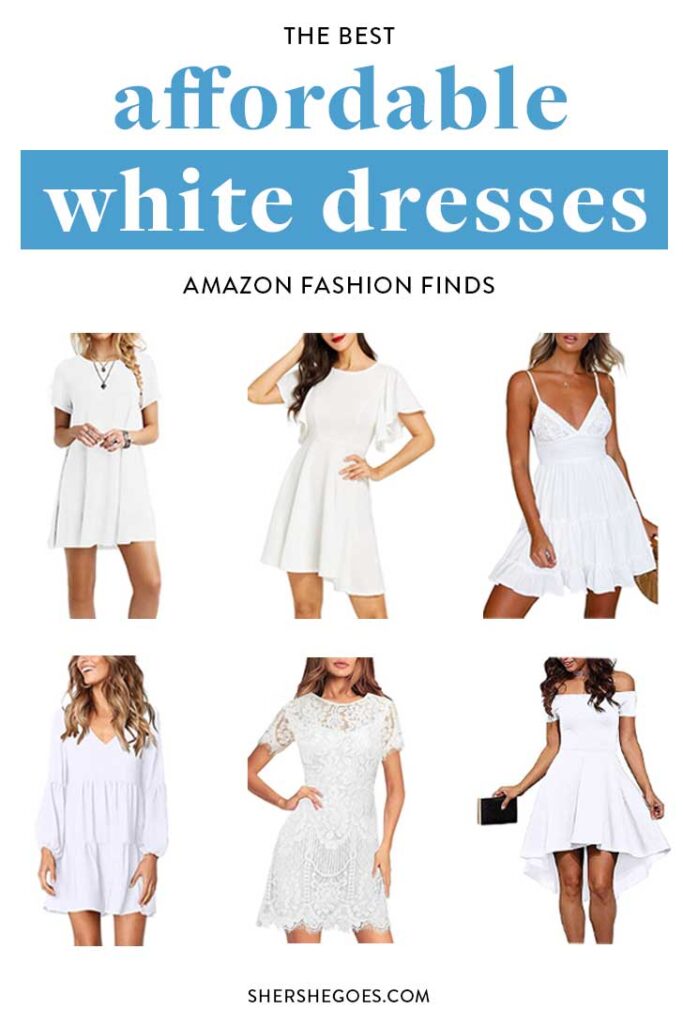 Amazon Fashion Finds: The Best White Dresses to Wear All Summer