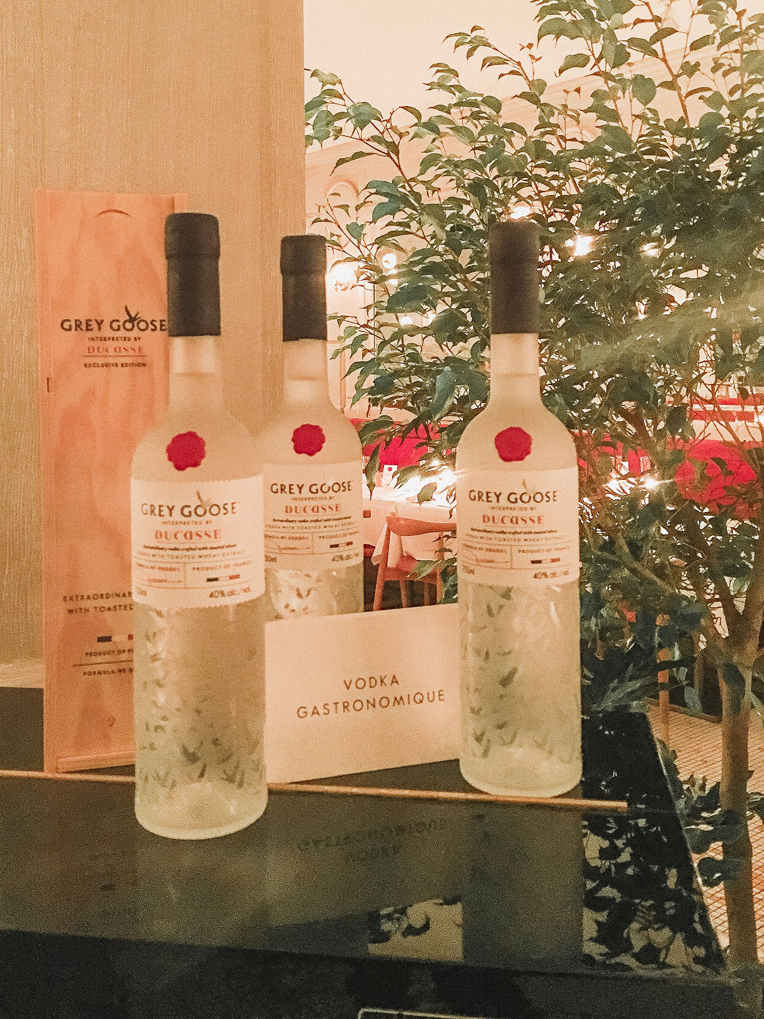Benoit NYC Grey Goose Vodka Gastronomique with 3 michelin-starred Chef Alain Ducasse