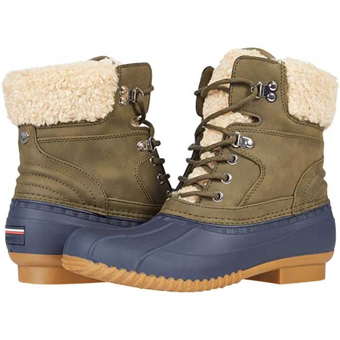 Tommy hilfiger duck sale boots for women