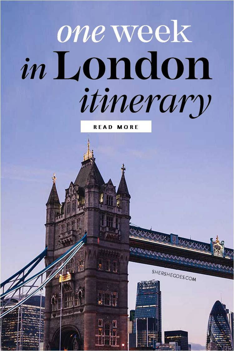 Best London Itinerary travel guide