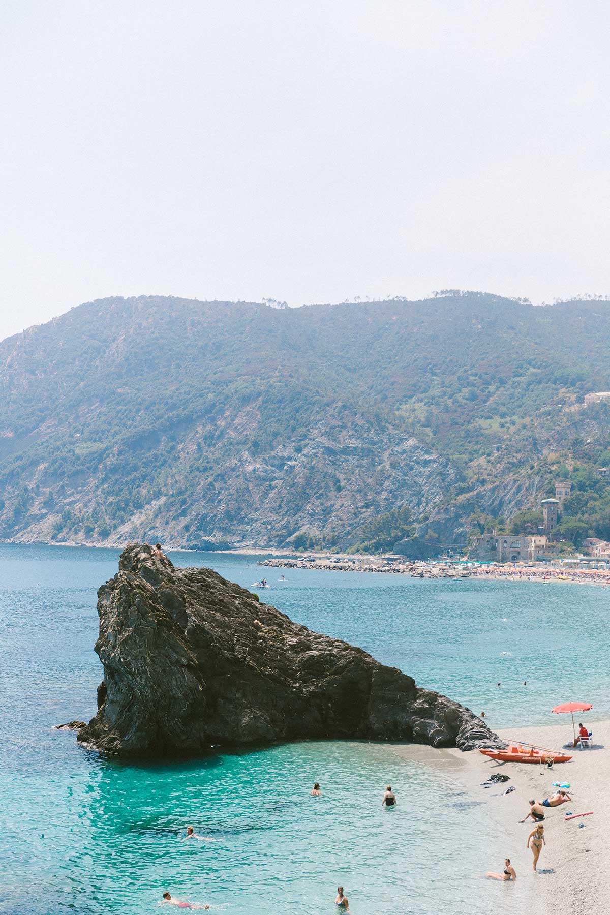 Wszystkie najlepsze plaże w cinque terre italy