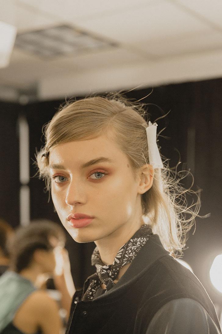 NYFW September 2017 Brock Collection SS 2018 Maybelline Makeup Backstage 