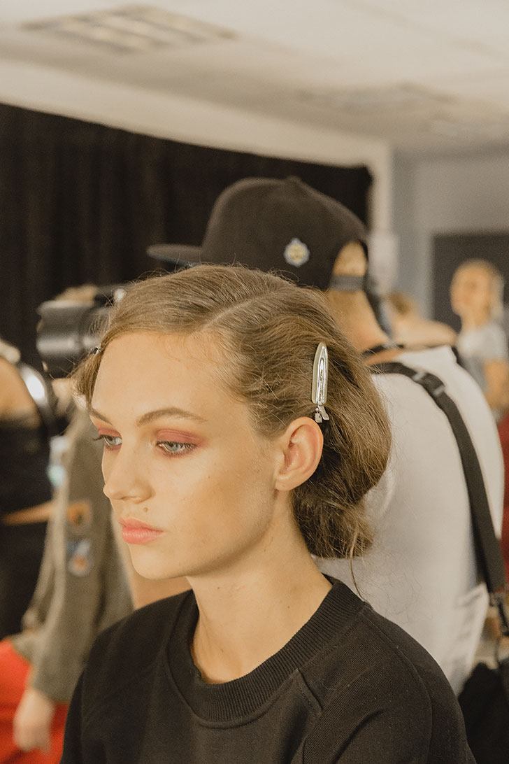 NYFW September 2017 Brock Collection SS 2018 Maybelline Makeup Backstage 