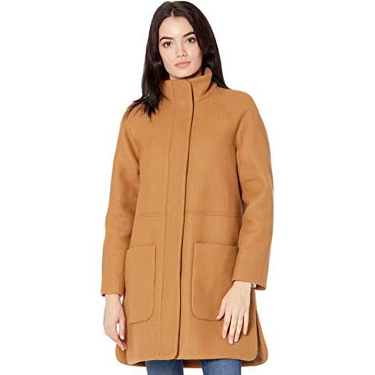 Madewell long cocoon coat best sale