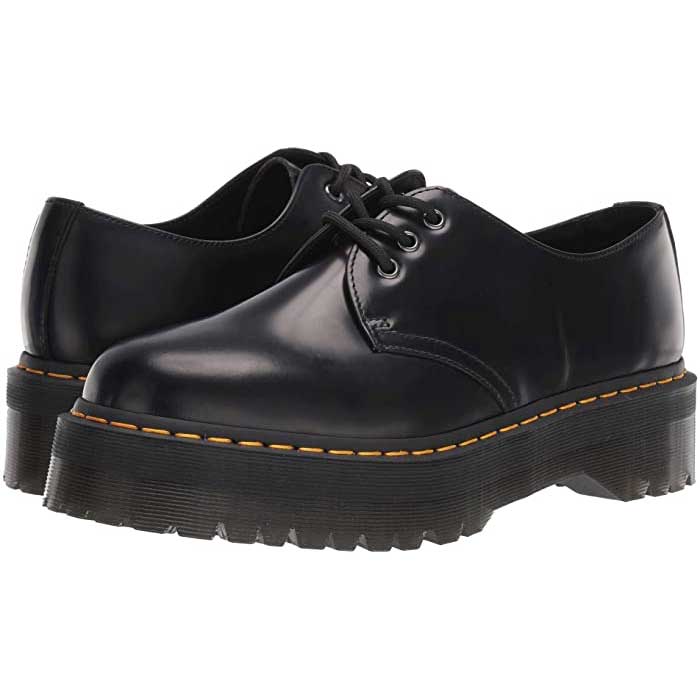 Womens black derby store shoes