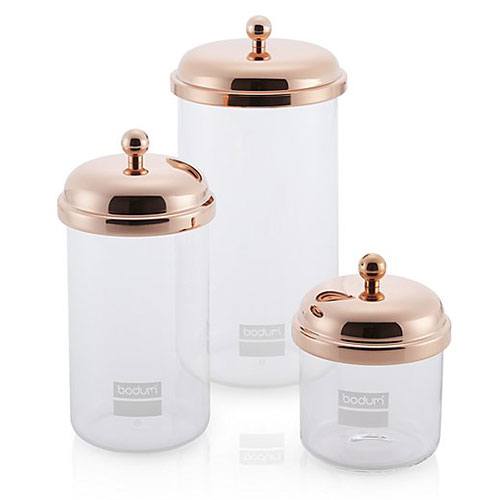 Gift Ideas for a Copper Pantry Jars for Kitchen Organization