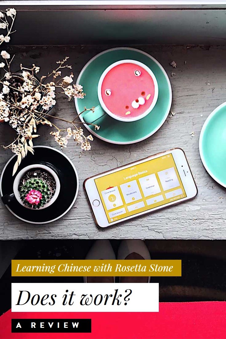 Learning Mandarin Chinese with Rosetta Stone