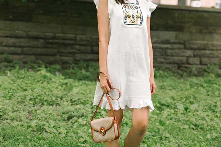 max studio linen dress