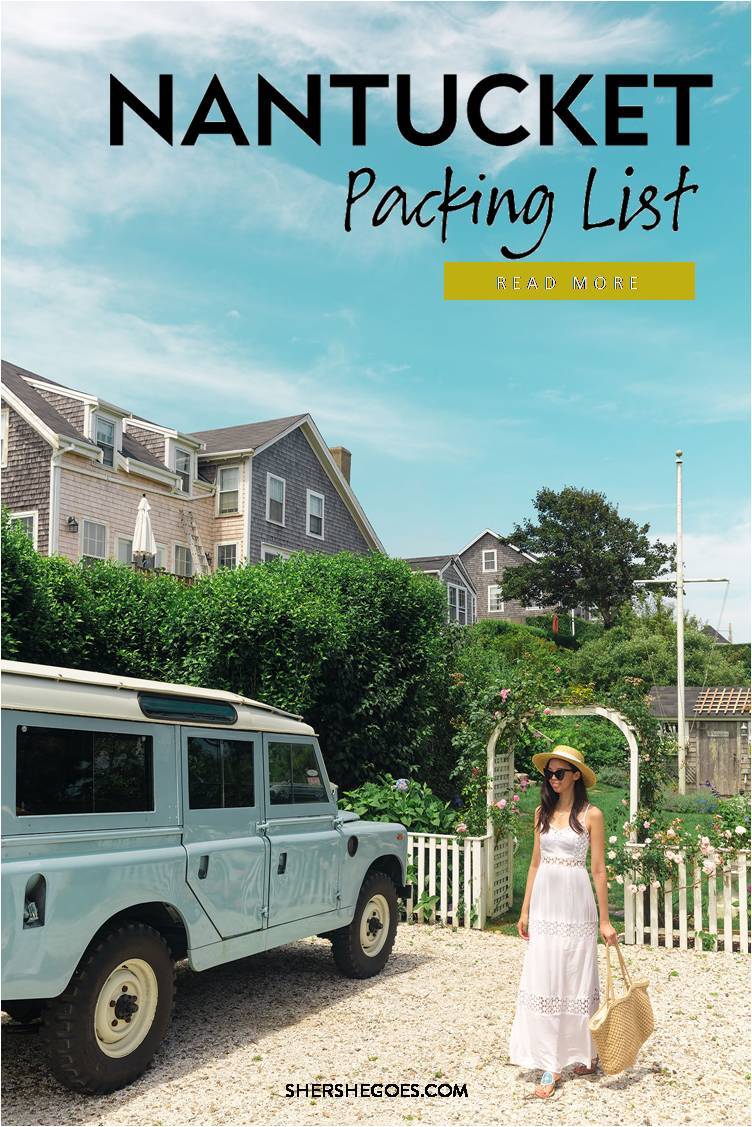 Nantucket packing list