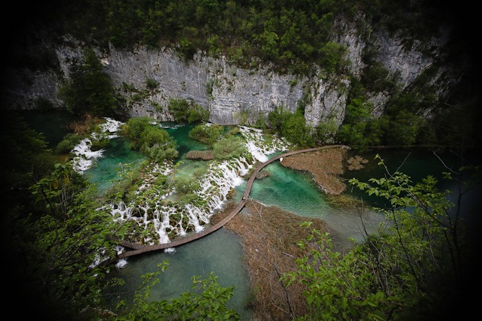 Eastern Europe Croatia Tourist Travel Hiking Hike Trail Waterfall Scenic