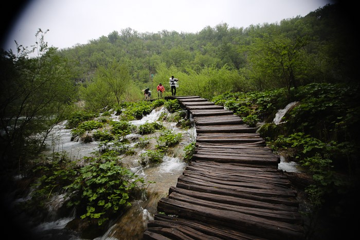 Eastern Europe Croatia Tourist Travel Hiking Hike Trail Waterfall Scenic