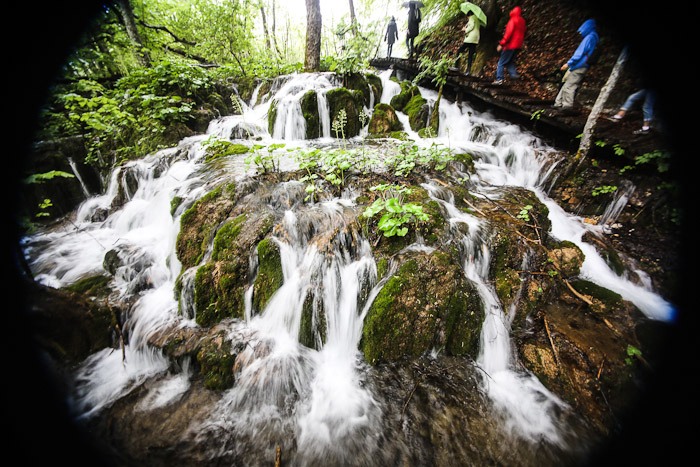 Eastern Europe Croatia Tourist Travel Hiking Hike Trail Waterfall Scenic