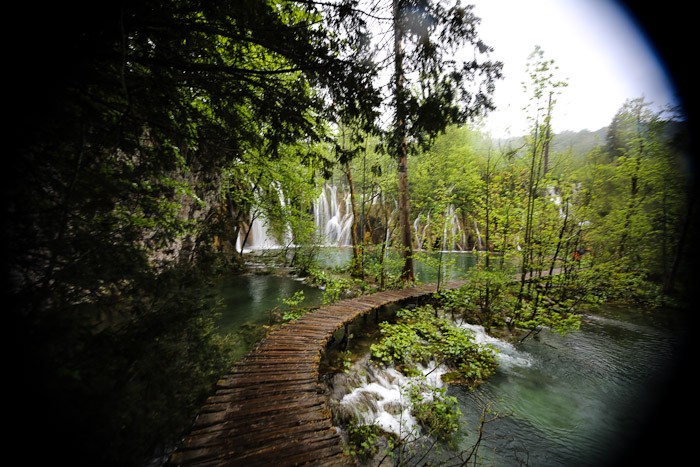 Eastern Europe Croatia Tourist Travel Hiking Hike Trail Waterfall Scenic