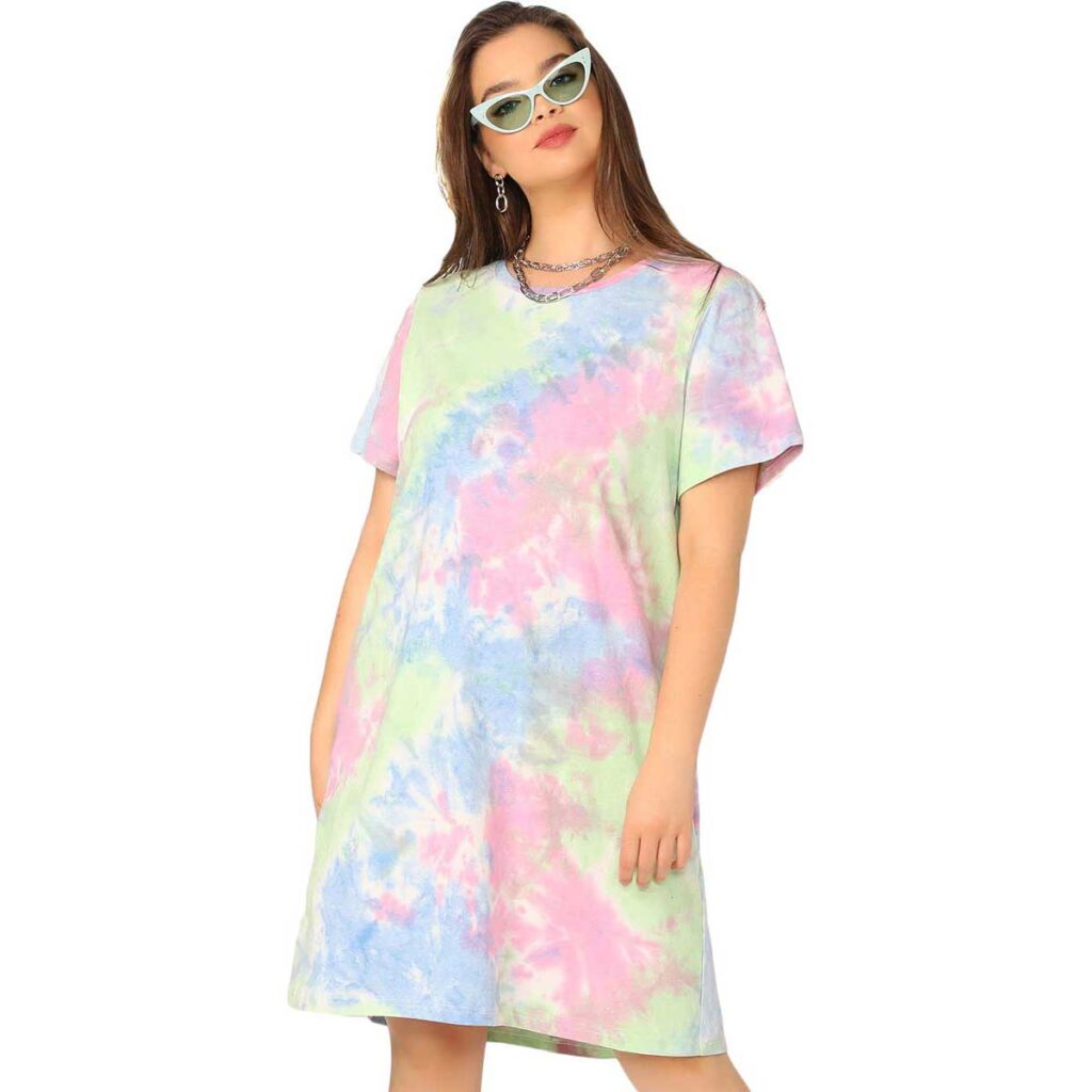 T-Shirt-Dress-Romwe