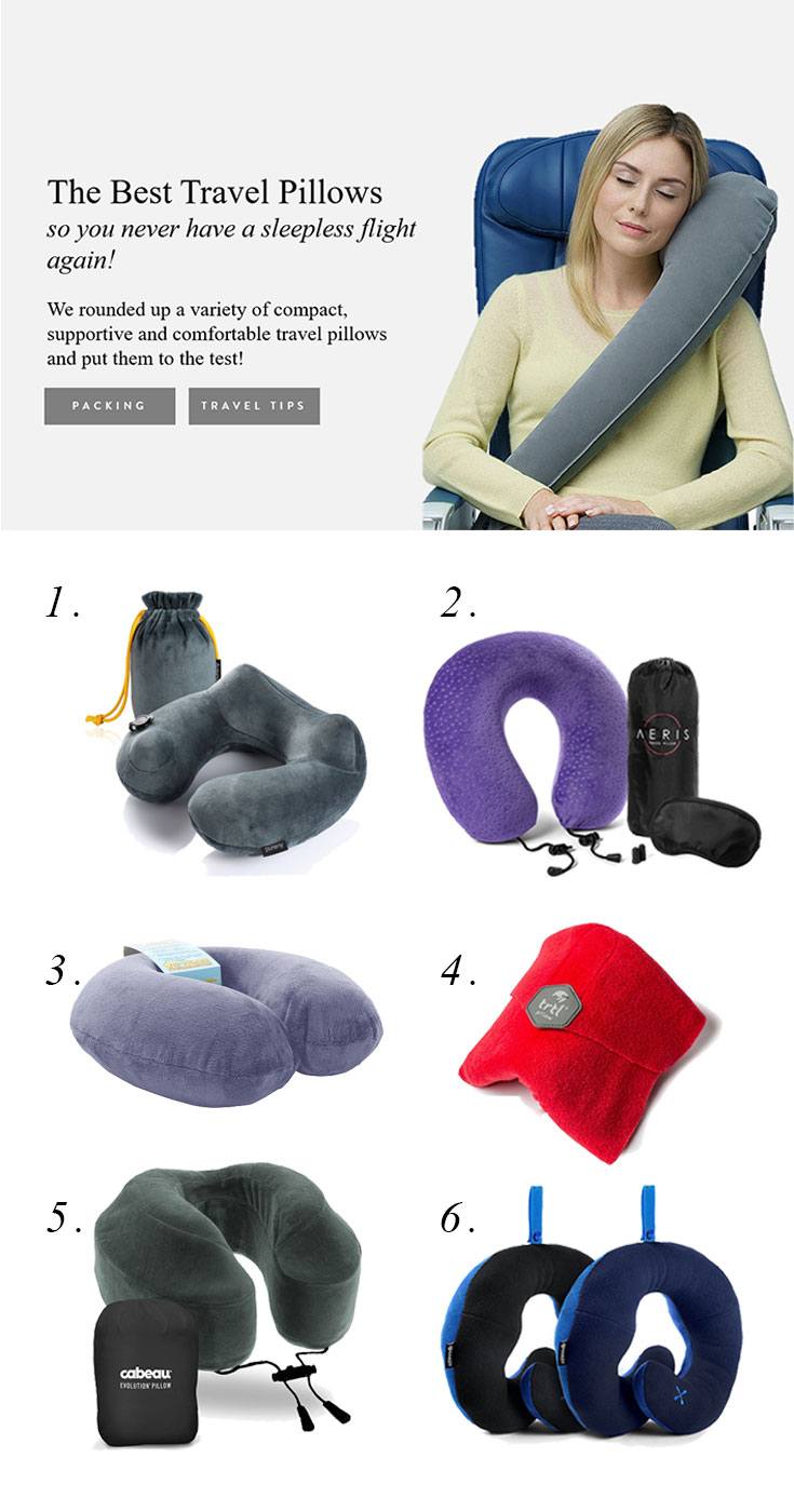 the best travel pillow for long flights