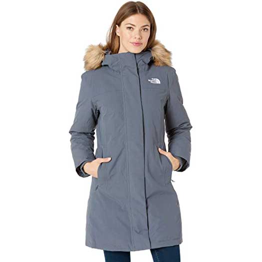 the north face long winter coat