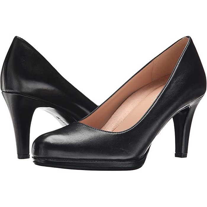 Black store work heels