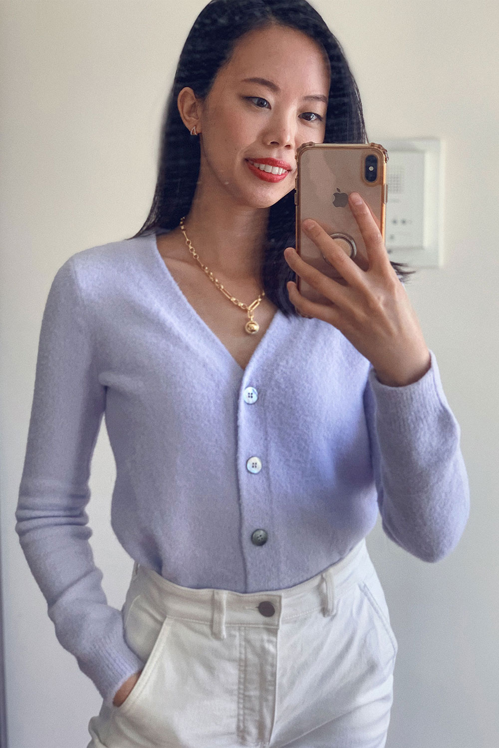 amazon-the-drop-cozy-cardigan-outfit-francine-review