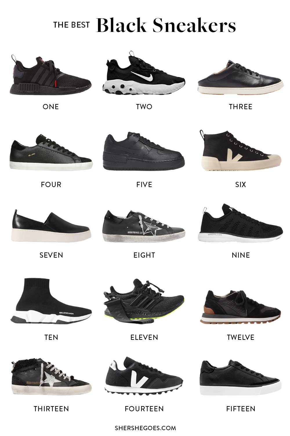 best-black-sneakers