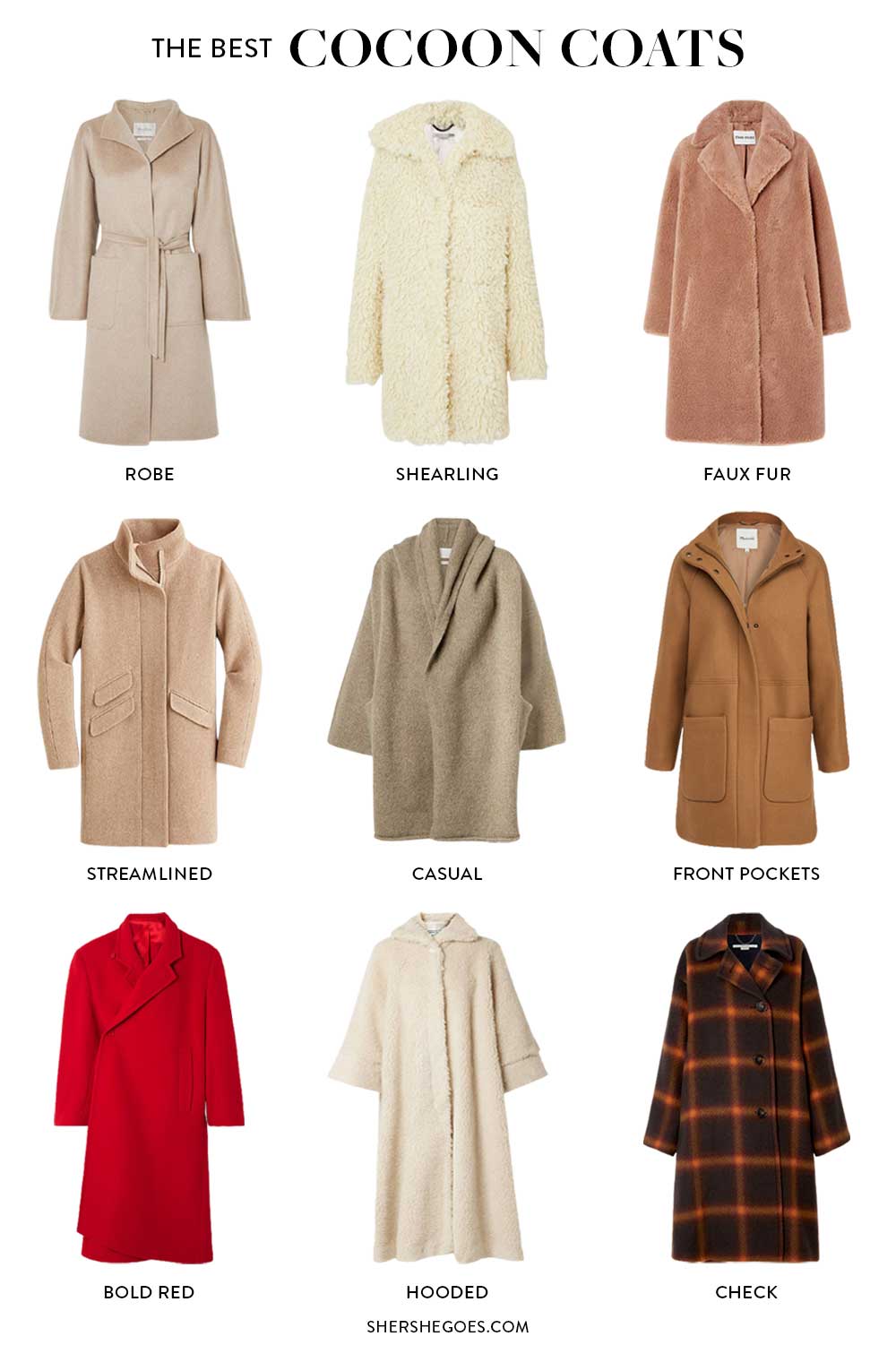 6 Cocoon Coats You Need to Become a Beautiful Butterfly 2021