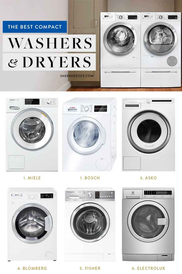 Small size deals washer and dryer