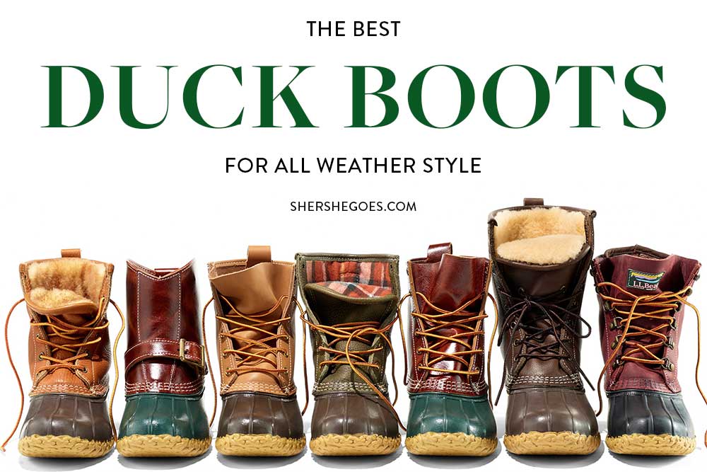 Best duck hot sale boot brands