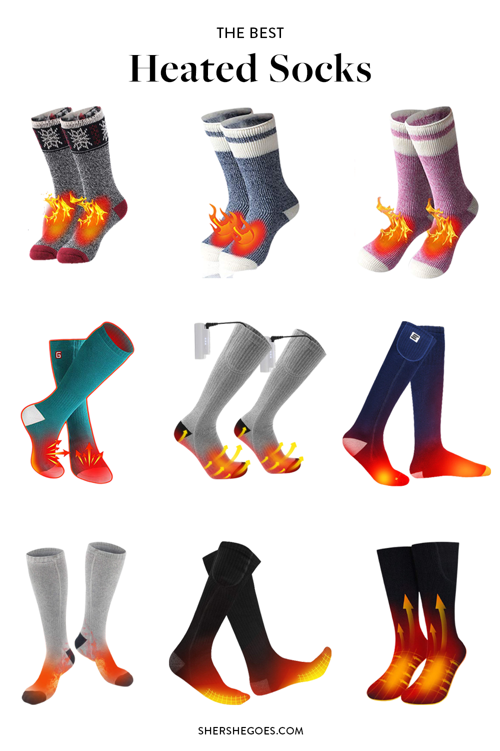 best cheap heated socks