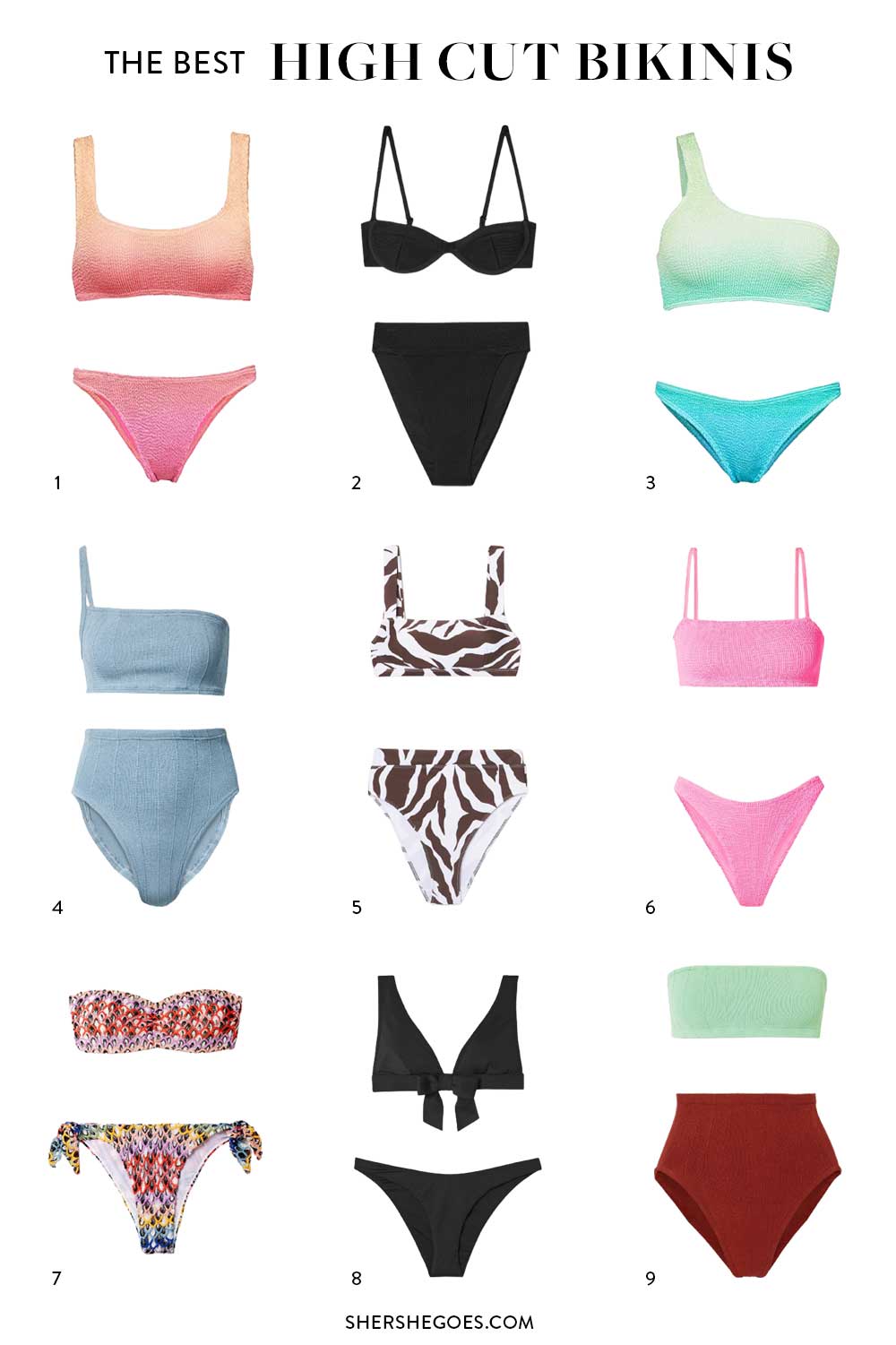 Bikini Bottoms Cuts & Styles