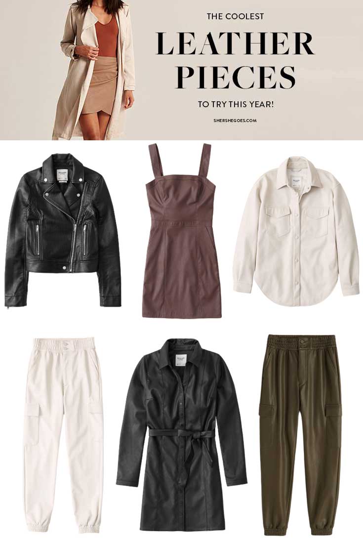 Faux leather outlet clothes