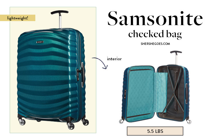 lightest checked luggage 2021