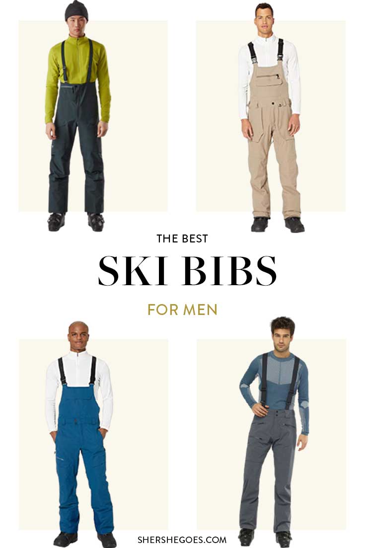 Mens snow hot sale ski bibs