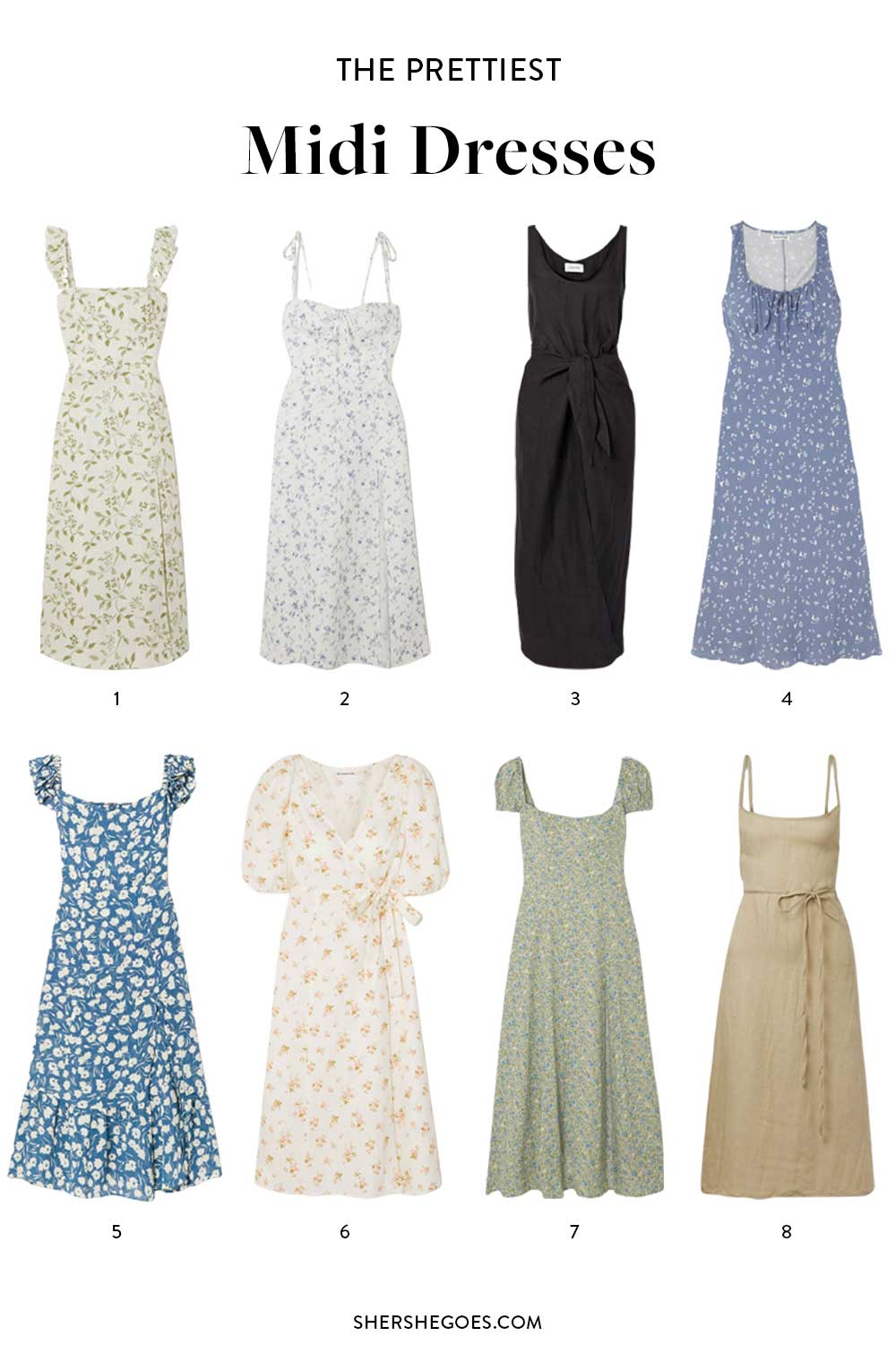 The Best Midi Dresses for Summer (2021)