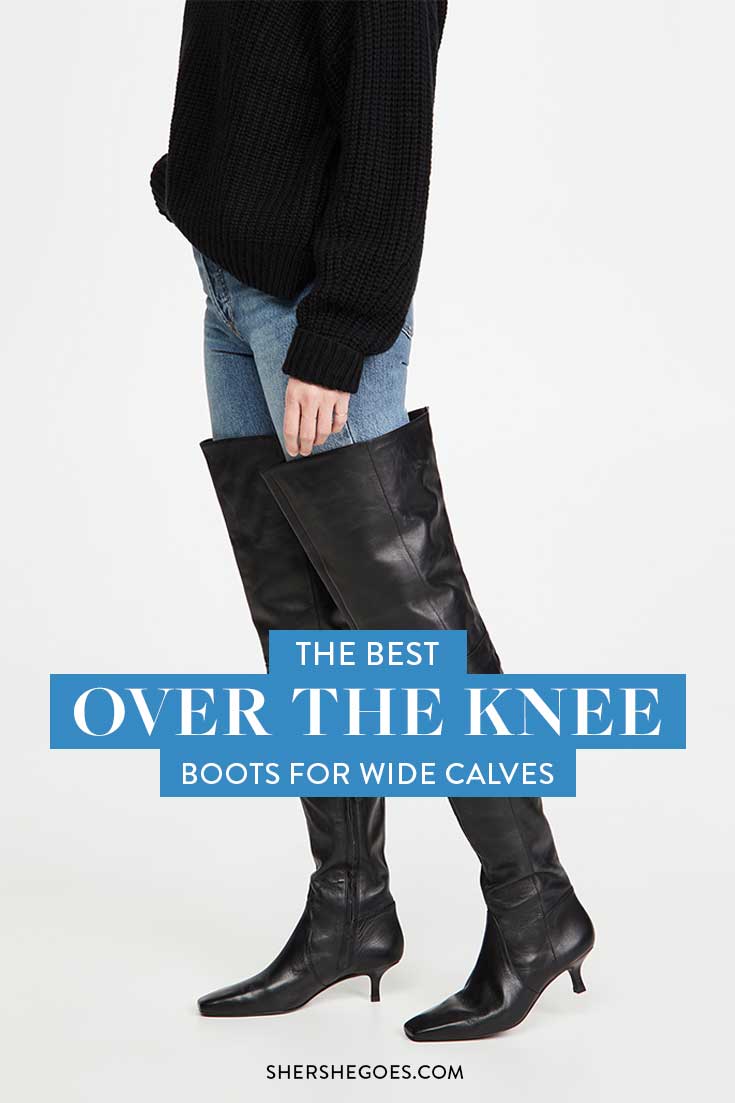 Over the knee boots hotsell small calf