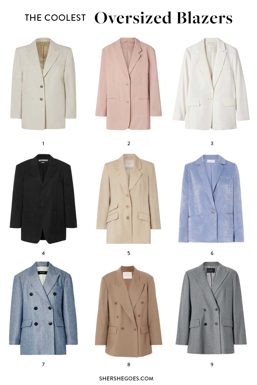 Fashion Menu: 4 Ways to Style Oversized Blazers