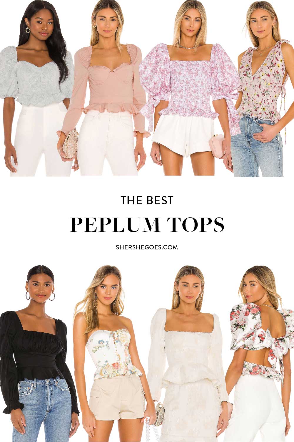 Amazing Combinations To Look Gorgeous In Peplum Tops For Women, by Kim  Mibram