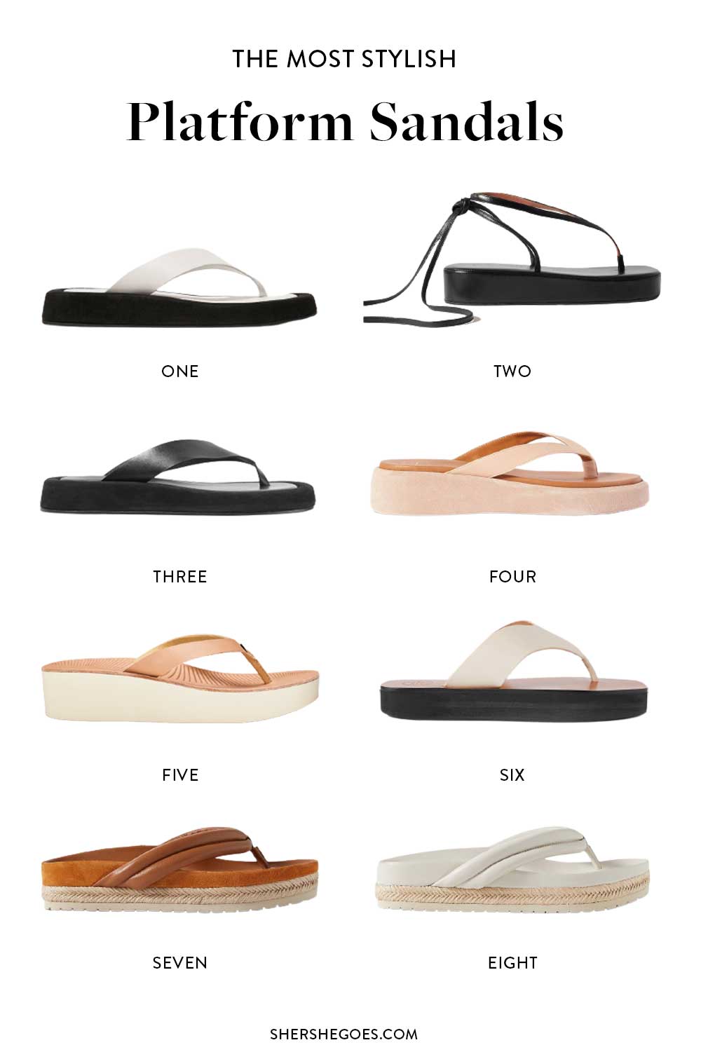 The Best Platform Flip Flops (that Look Like The Row!)