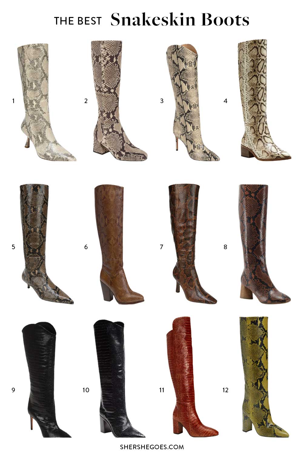 snakeskin boots designer