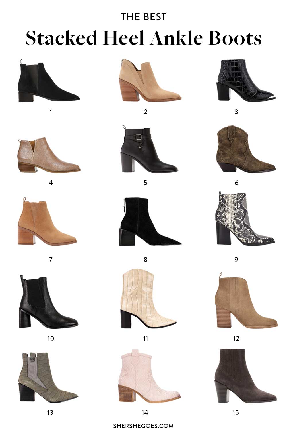 Stack Your Bread The 6 Best Stacked Heel Boots 2023