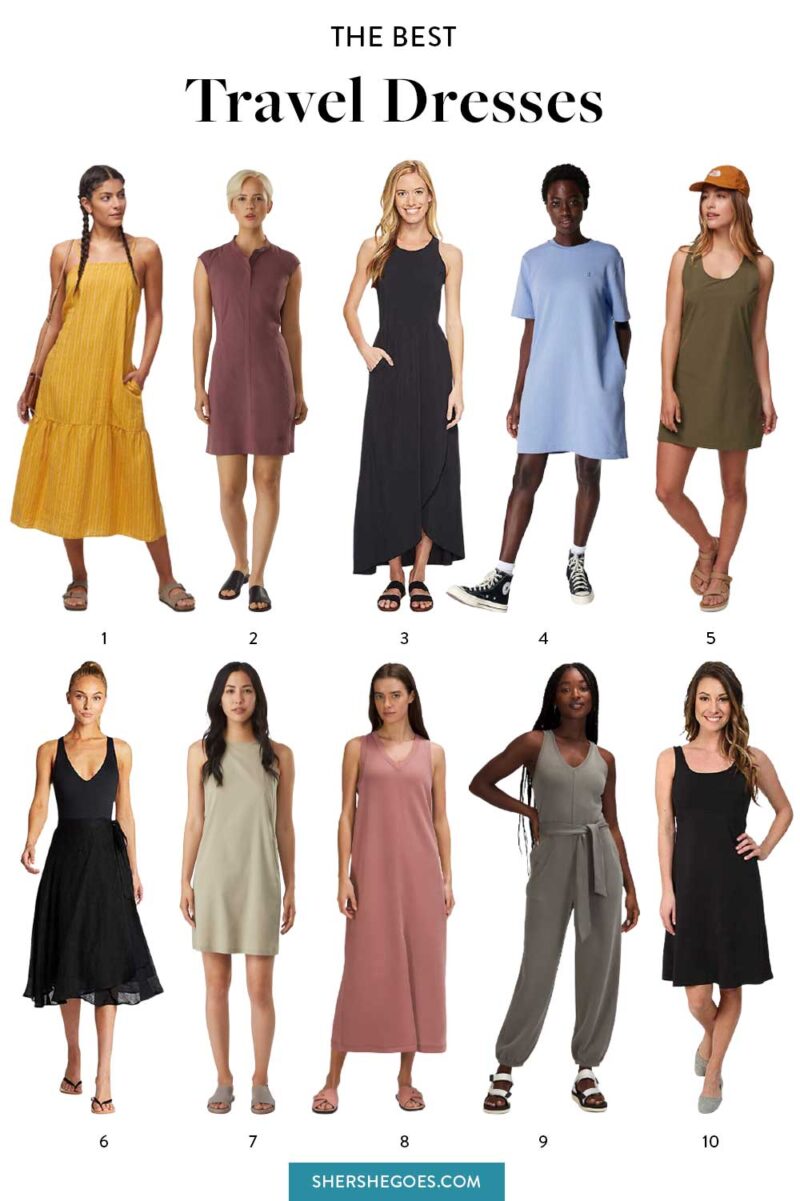 The Best Travel Dresses Cute, Quick Drying & Wrinkle Free! (2021)