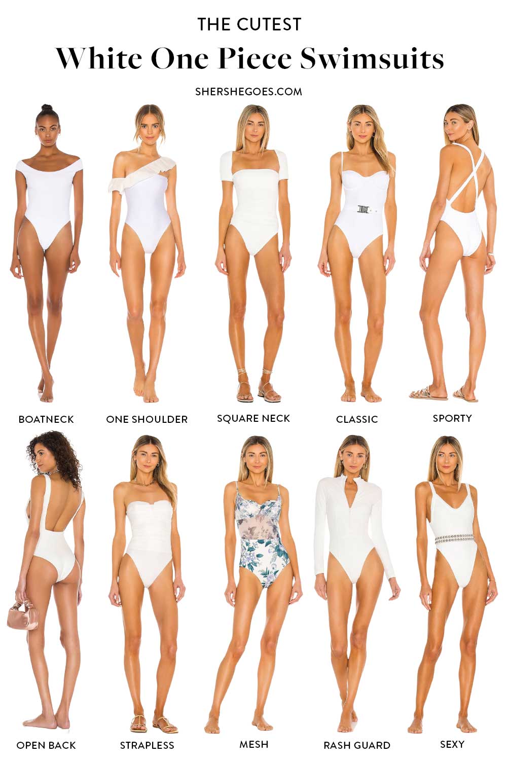 Flirty One-Piece Swimsuits for Summer