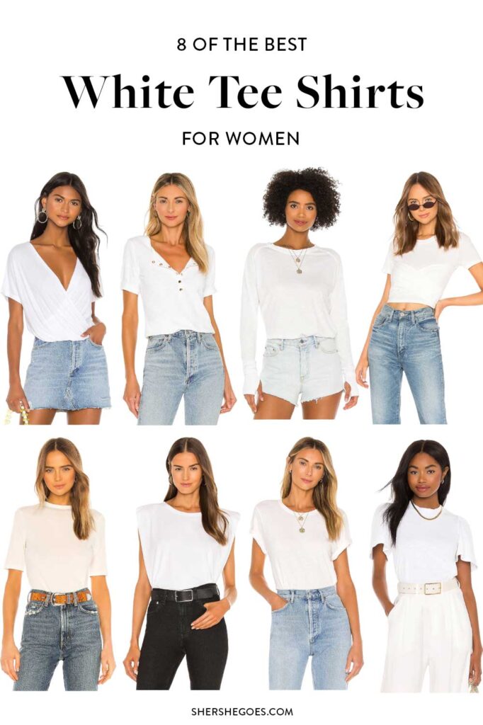 Bright Whites: The 7 Best White T Shirts for Women! (2021)