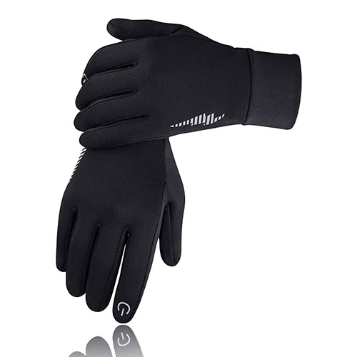 jieGorge Winter Gloves for Women Cold Weather,Warm Thermal Gloves for Running