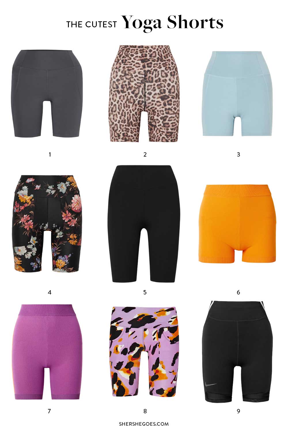 yoga shorts for ladies