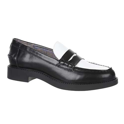 black-and-white-penny-loafers