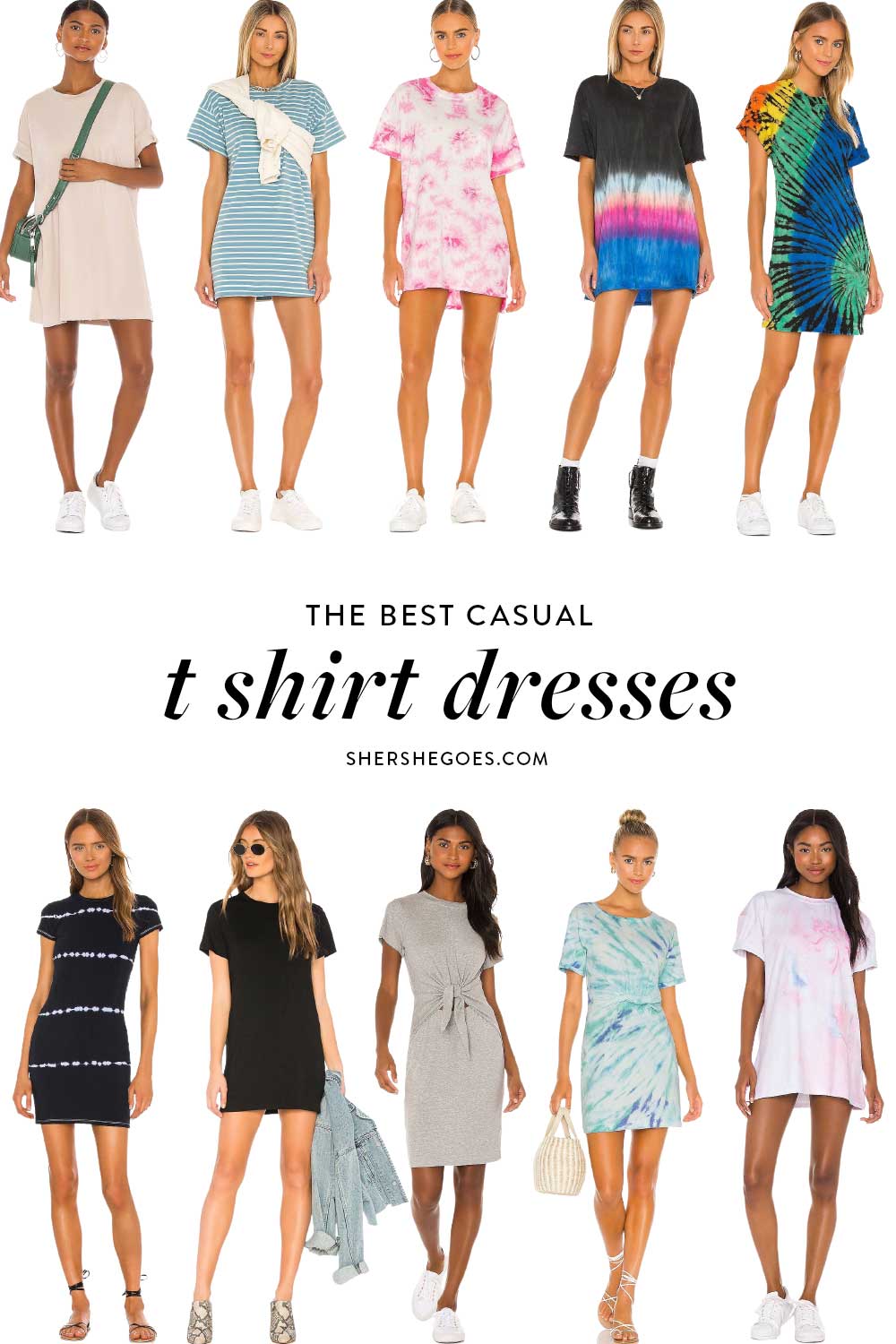 Dress Down This Summer with the 9 Best T-Shirt Dresses! (2021)