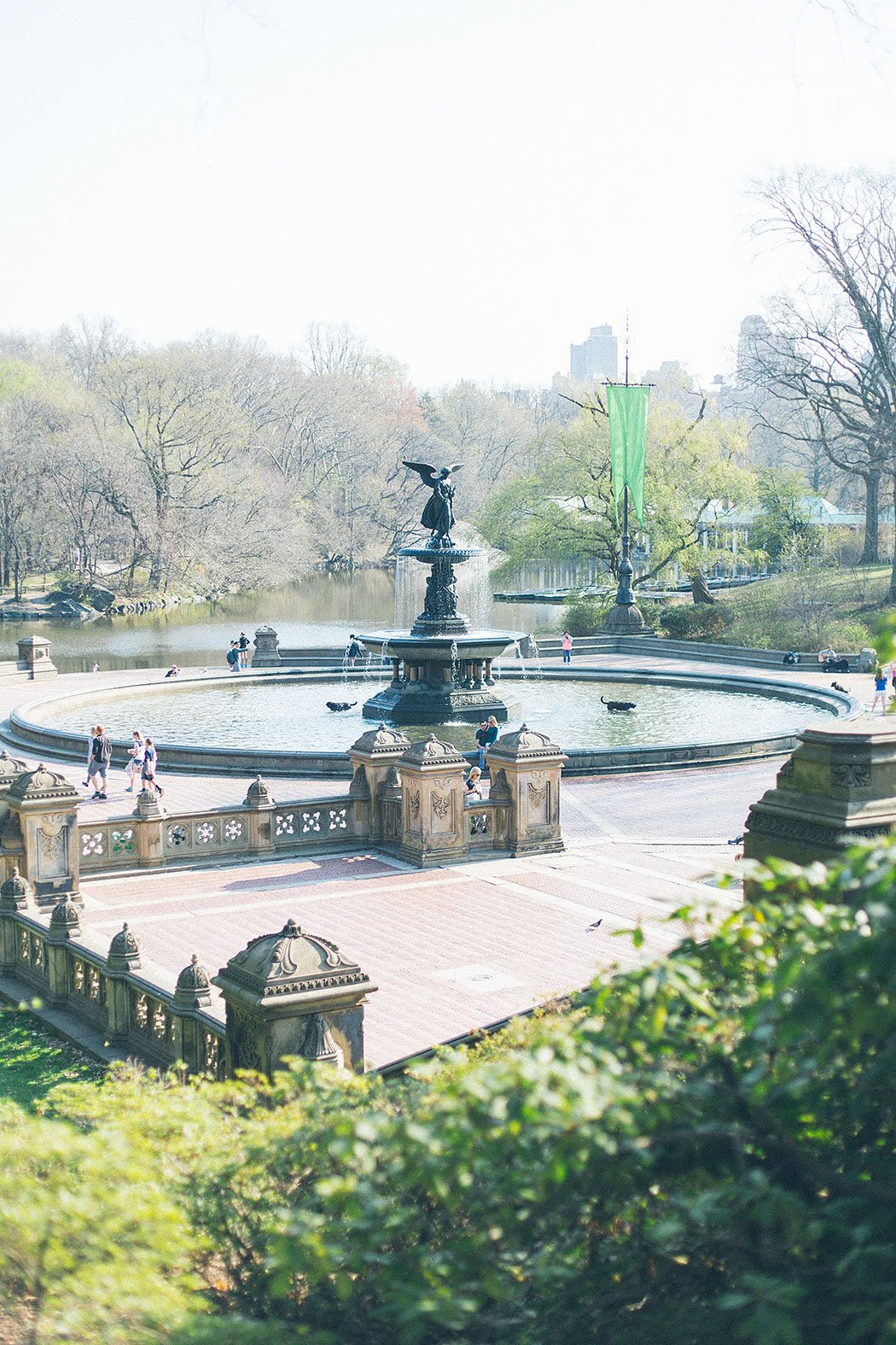 new york city central park bethesda terrace water fountain