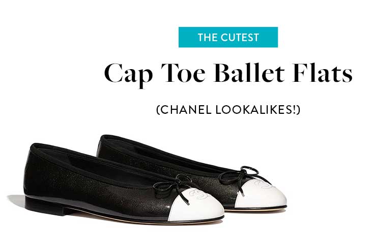 chanel cap toe flats dupe