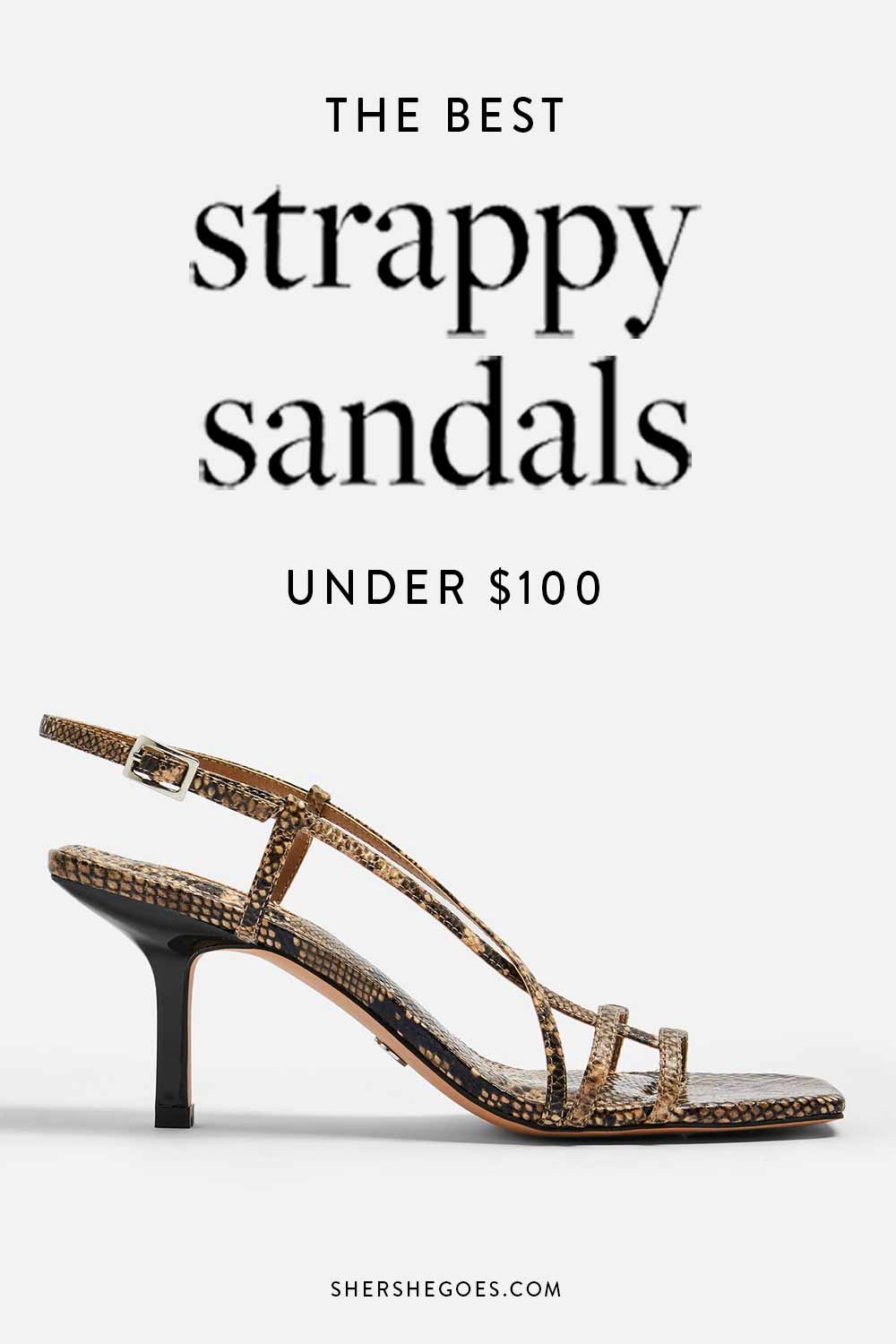 cheap strappy sandals